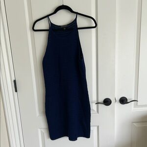 Banana Republic Navy Midi Dress